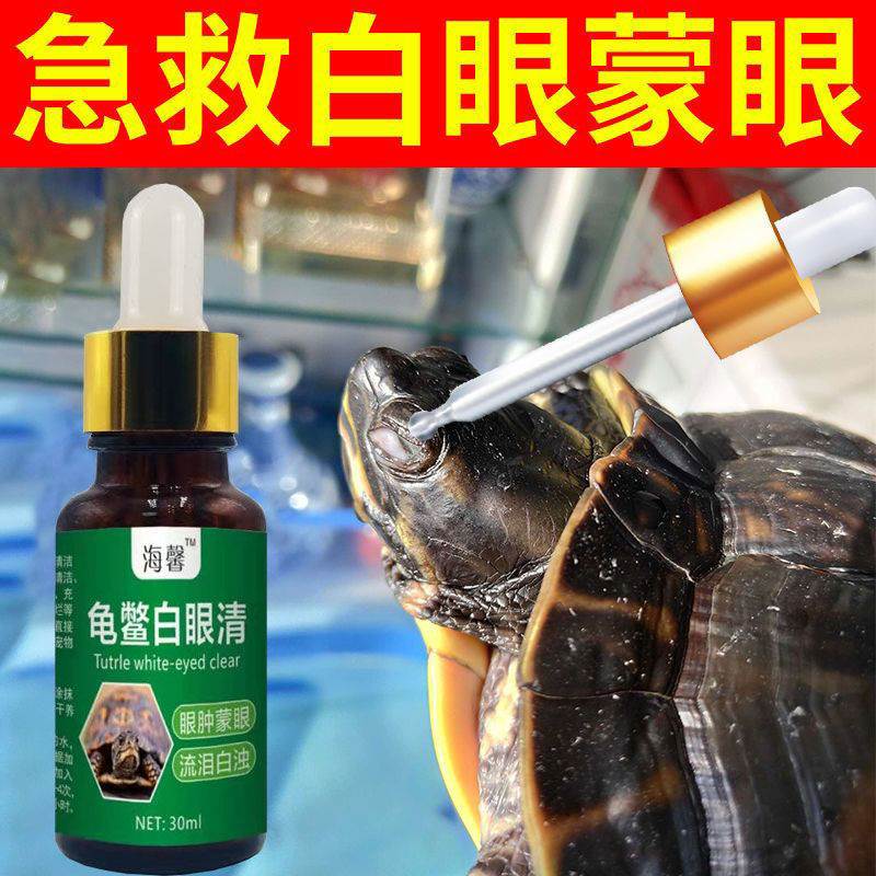 乌龟白眼病专用药治疗乌龟白眼蒙眼发炎红肿日常预防护理消毒杀菌 - 图0