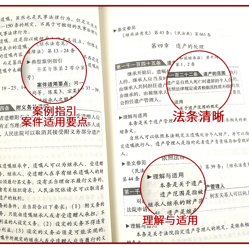 正版法律书籍继承法实用版法条解释若干意见中华人民共和国婚姻法民法总则房屋土地承包遗产分割认定法定继承分配处理方法撤销变更 - 图1