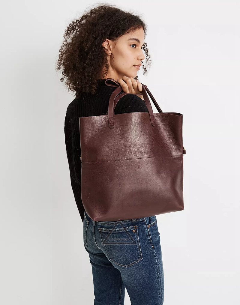 美国Madewell The Foldover Transport Tote折叠托特包斜挎包女包 - 图1