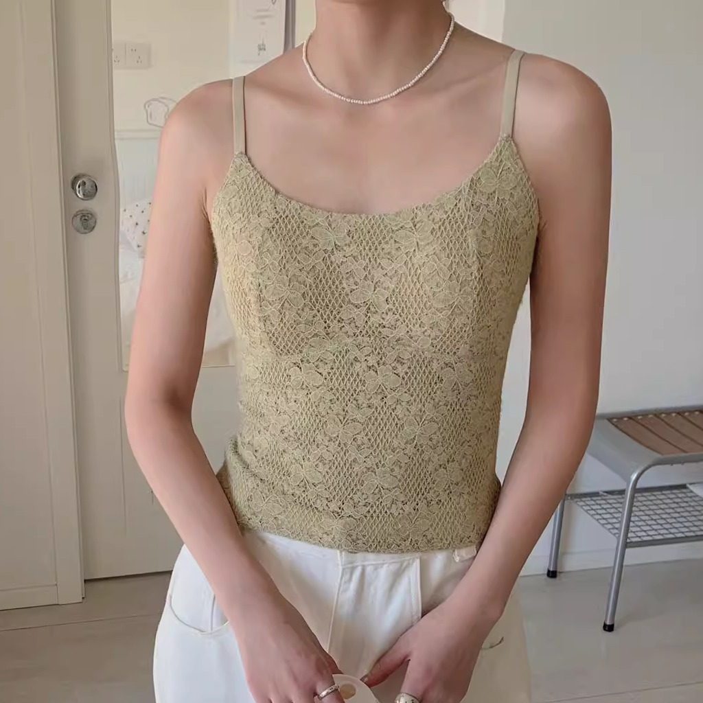 Apiece云朵性感蕾丝保暖吊带背心女带胸垫文胸罩一体内搭抹胸上衣,淘宝优惠券,粉丝福利购,淘宝优惠卷