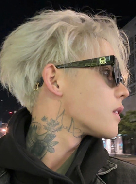 男士痞帅小框美式防紫外线墨镜潮