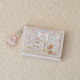 Card bag with multiple card slots, short style, cute three-fold cartoon heart