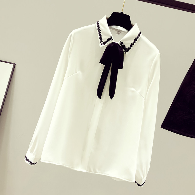 设计感小众女士秋装2020年新款长袖 saronala莎欧娜拉衬衫