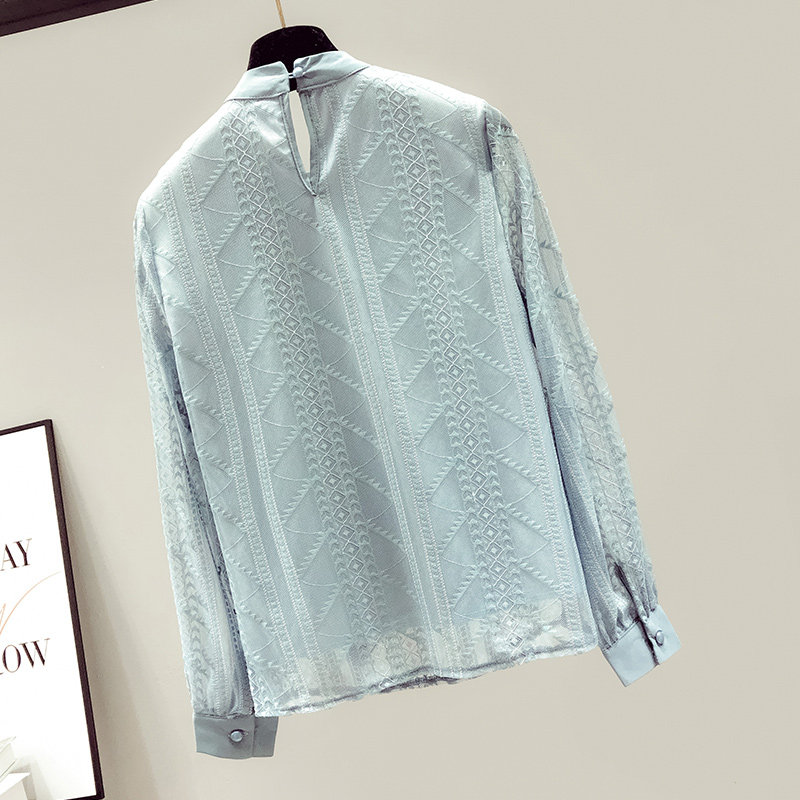 2020年新款夏季女装雪纺蕾丝衬衫 saronala莎欧娜拉蕾丝衫/雪纺衫