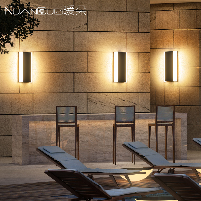 楼梯家用庭院灯 LED 暖朵壁灯户外防水过道简约现代创意阳台外墙灯 楼梯家用庭院灯 LED 暖朵壁灯户外防水过道简约现代创意阳台外墙灯