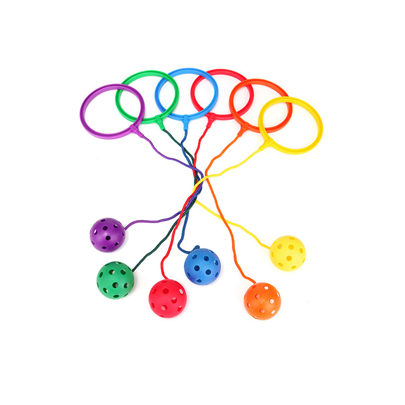 台湾isport脚环儿童带绳脚环跳跳球蹦蹦球活力弹跳球健身趣味玩具 - 图1