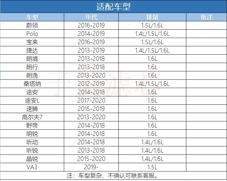 W014UP适配 朗逸 捷达 高尔夫7 宝来 桑塔纳 速腾 Polo 空气滤芯