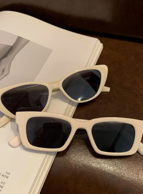 复古猫眼粉色墨镜女2025新款韩版