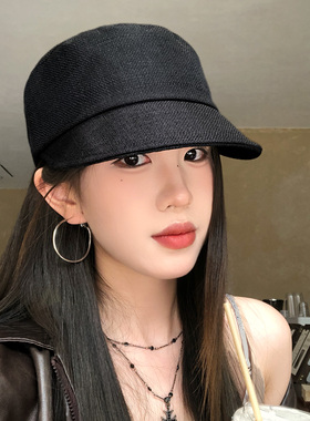 英伦风气质黑色马术帽骑士帽女