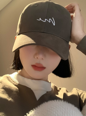 问香坊韩版百搭灰色棒球帽