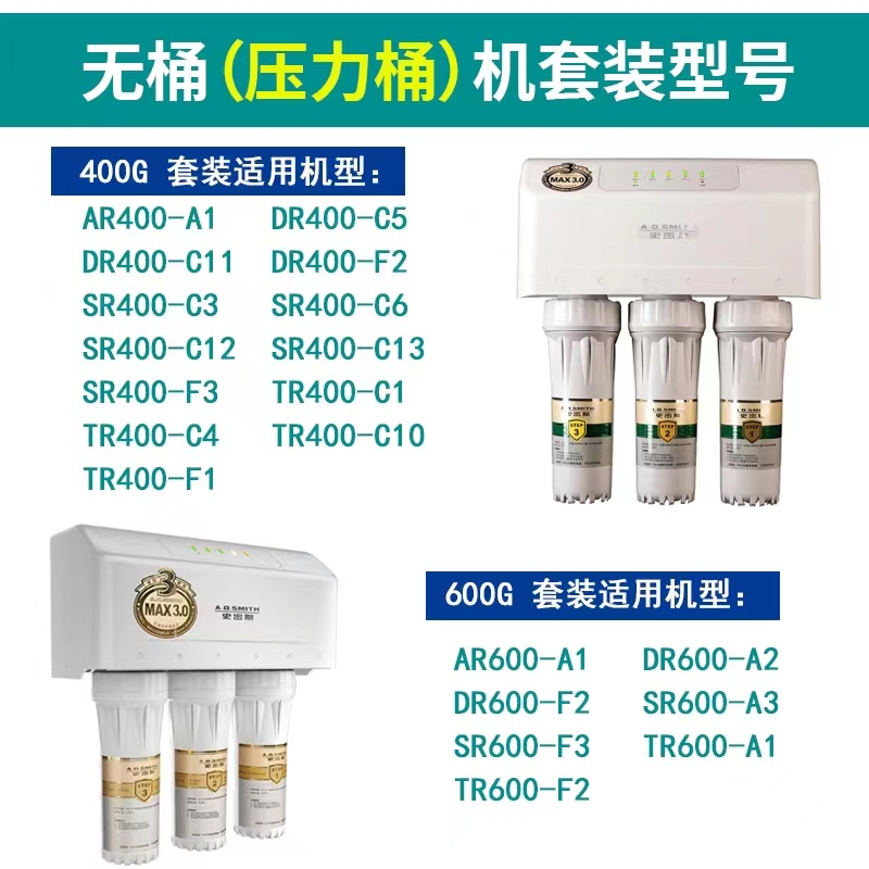 通用型AO史密斯净水器机滤芯AR-50DR-SR-CT-75家用五级反渗透通用-图1