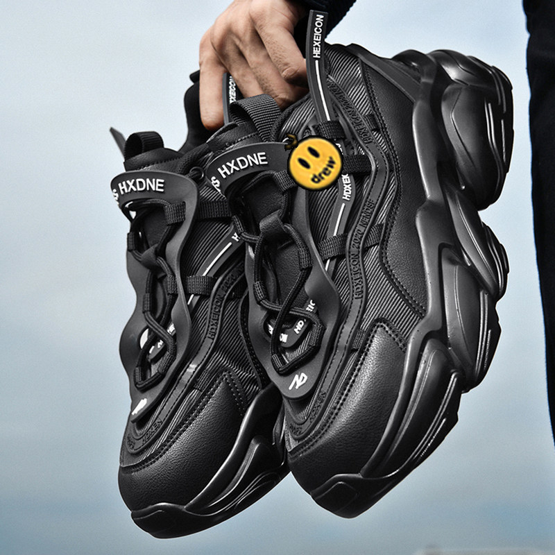 小恶魔与天使drew笑脸男鞋夏季透气爆款潮ins厚底百搭增高老爹鞋,淘宝优惠券,粉丝福利购,淘宝优惠卷