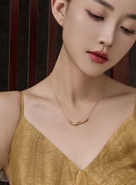 Springmount原创和田玉如意项链