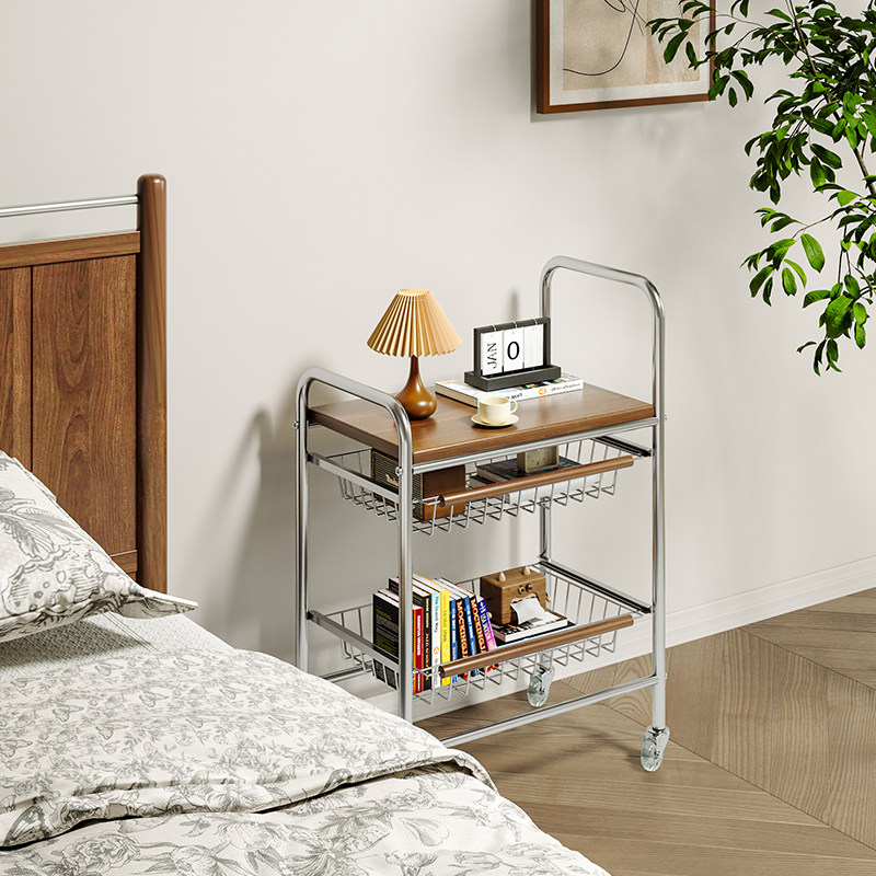 家用小推车可移动边几客厅沙发多功能零食架子茶几简约收纳置物架,淘宝优惠券,粉丝福利购,淘宝优惠卷