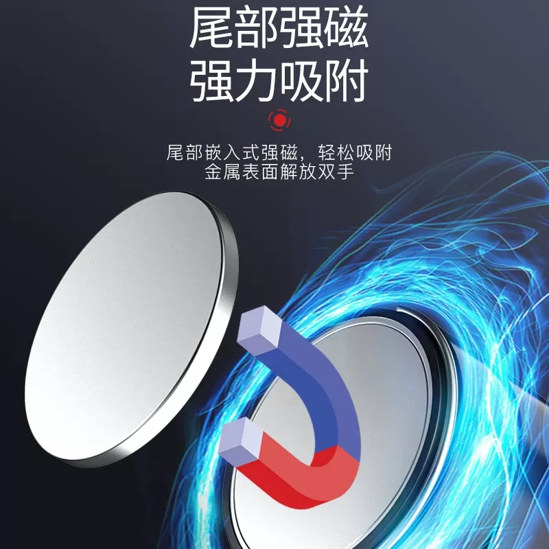 led超亮强光爆闪手电筒汽修家用工作灯强磁充电户外远射聚光便携 - 图1