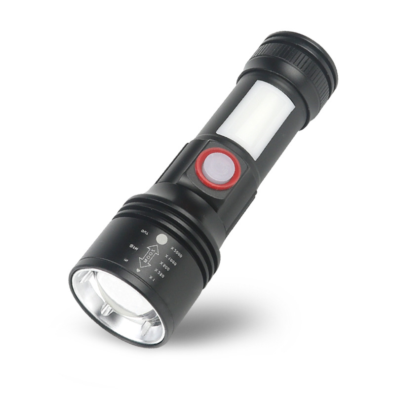 led超亮强光爆闪手电筒汽修家用工作灯强磁充电户外远射聚光便携 - 图3