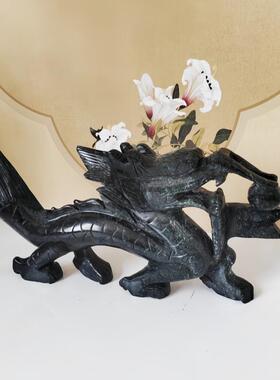 家居摆件独山玉龙天然青龙