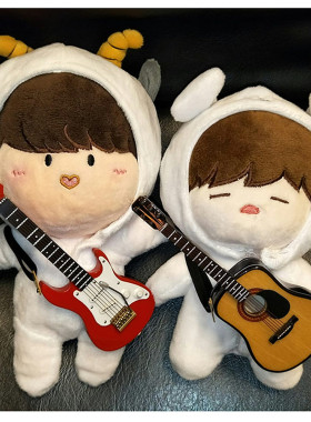 小提琴公仔乐器架子鼓模型