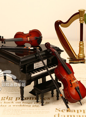 钢琴模型八音盒摆件创意音乐礼物
