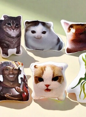 将大局逆转吧小猫杨戬开猫meme挂件语音玩偶按压发声钥匙扣文创