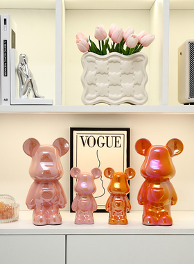 暴力熊摆件客厅电视柜酒柜装饰品