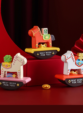 国潮马年吉祥物桌面摆件创意礼品