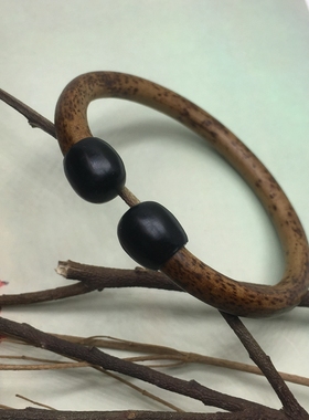 鸡血藤一物一图无节西藏木手镯