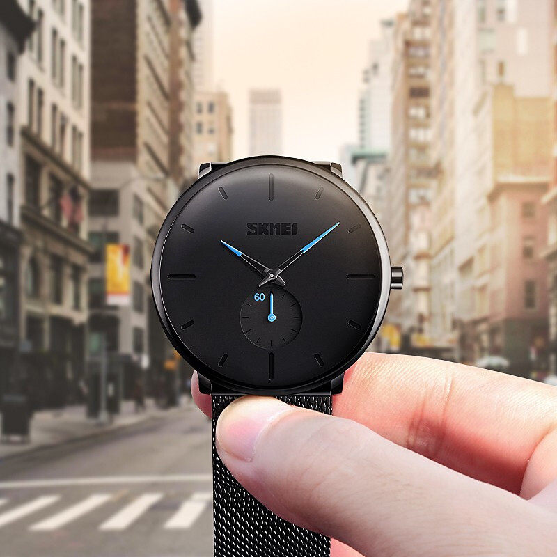 时刻美男士虫洞新概念学生表石英表 skmei博之轮国产腕表