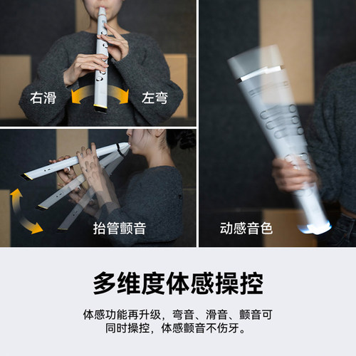 锣钹小小笛电吹管乐器中老年人电子吹管初学入门电萨克斯电葫芦丝 - 图3