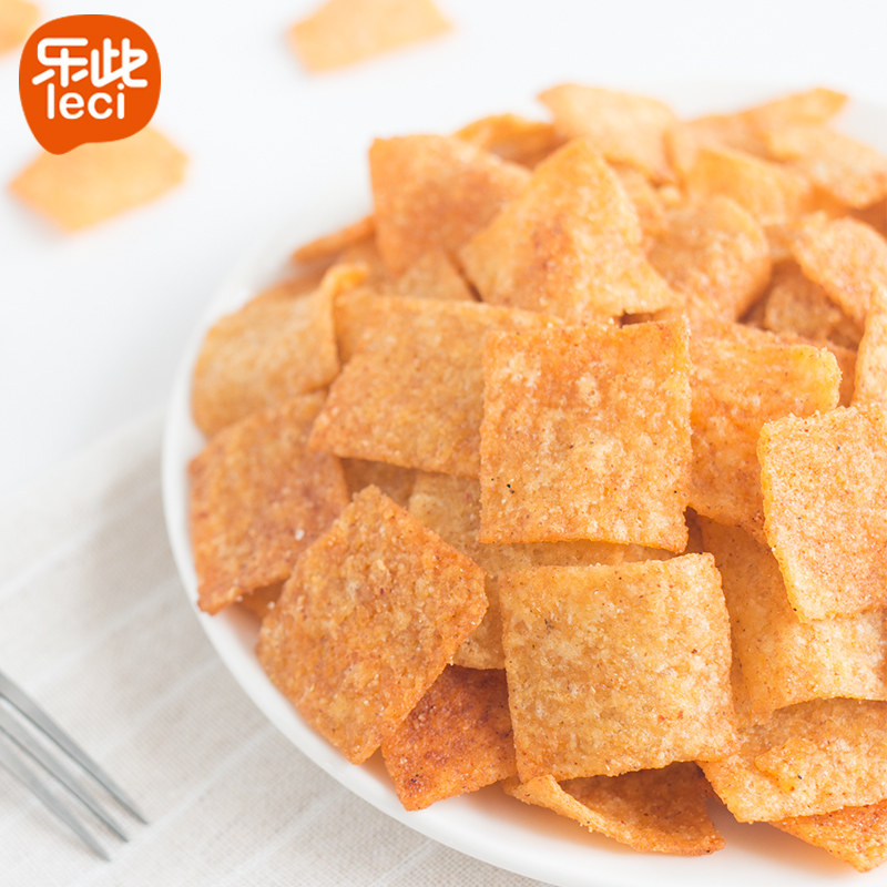 乐此小米70g*3麻辣五香味锅巴 乐此购食品膨化食品