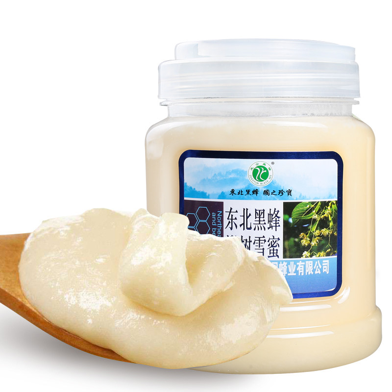兆云东北黑蜂雪蜜饶河高寒椴树蜜 萃林食品蜂蜜