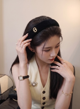 高级感轻奢高颅顶洗脸化妆发箍