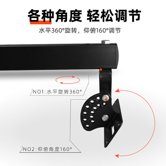 音箱挂架 加长加厚专业壁挂支架KTV舞台包房音响托架吊架旋转角度