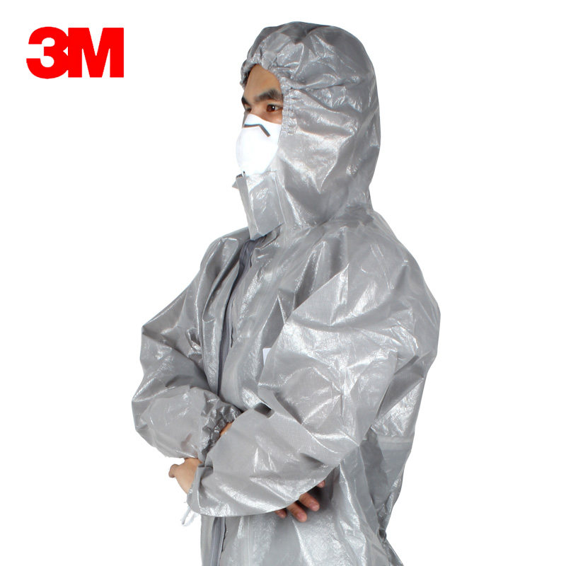 3M4570防化服防有害物质颗粒防化学品实验耐高酸碱高毒复合防护服 - 图2