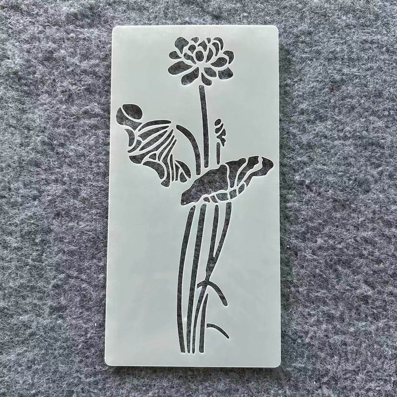 新款植物彩绘型糊染模板加厚可反复使用蓝染儿童涂鸦绘画镂空模板,淘宝优惠券,粉丝福利购,淘宝优惠卷