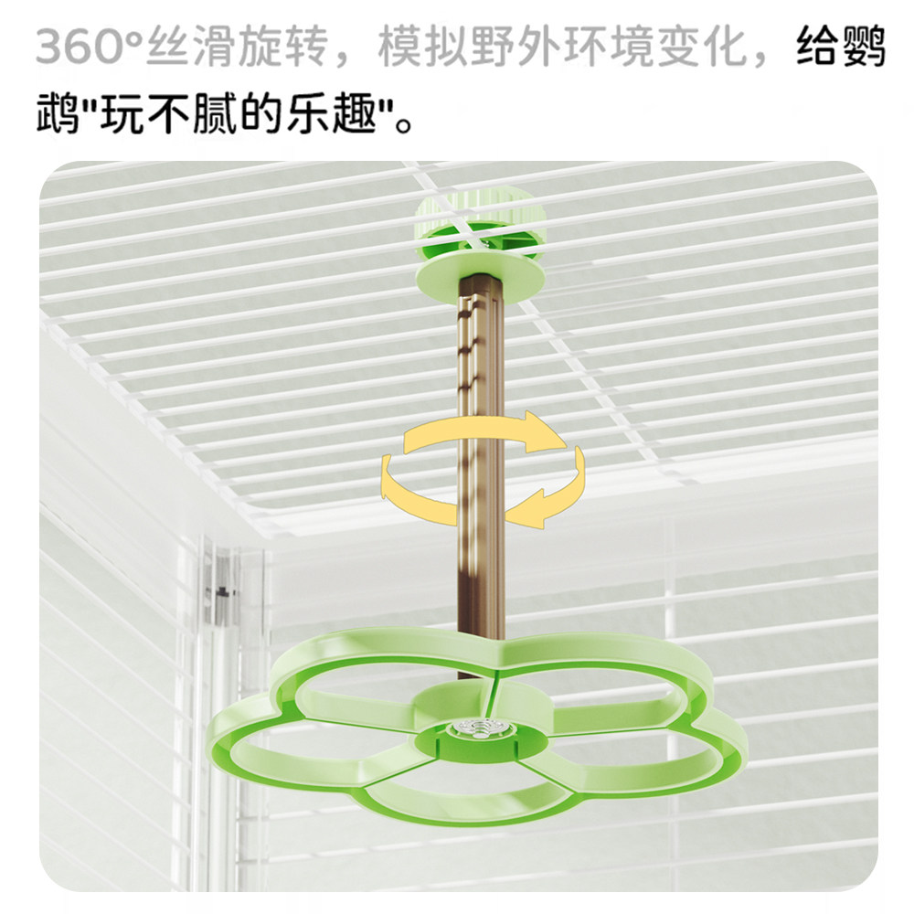 鹦鹉站杆旋转风车鸟用啃咬玩具站架站台躲避屋解闷自嗨装饰配件,淘宝优惠券,粉丝福利购,淘宝优惠卷