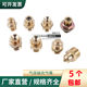 Air swelling shaft pointed flat head inflatable air nozzle