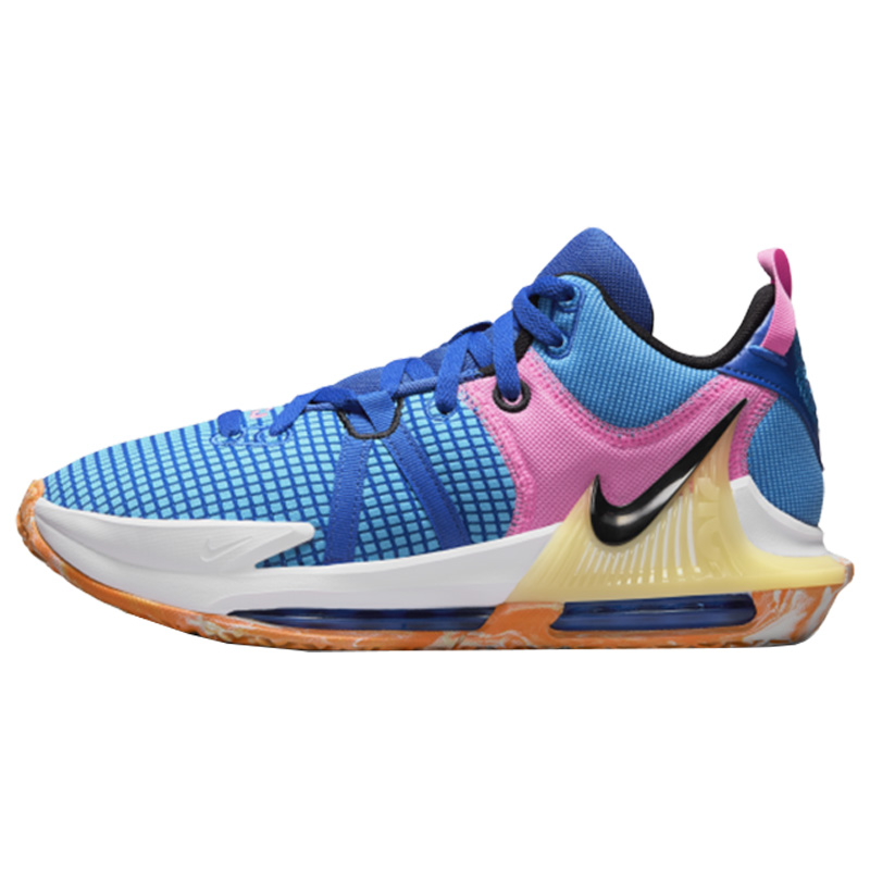 Nike LeBron Witness 7 EP 蓝粉 耐磨透气 低帮 篮球鞋DM1122-400 - 图3