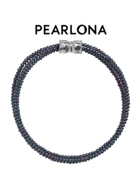 PEARLONA新品危险花园淡水巴洛克珍珠磁吸拼接手链女士手环饰品