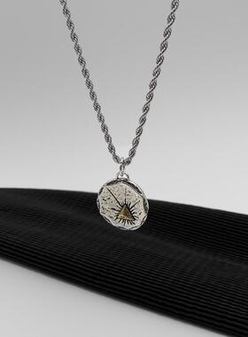 WHYBLUE泰银上帝之眼吊坠男