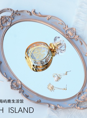 复古镜子婚礼婚鞋托盘网红摄影摆件小饰品摆拍背景拍照道具