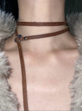 小众复古西部风多层项圈