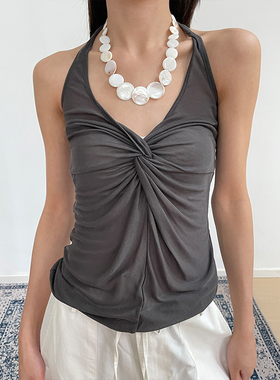 波西米亚度假风天然贝壳项链