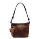 Embroidered bucket bag Korean niche embroidered flower bucket bag
