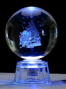 水晶球桌面玻璃球小摆件