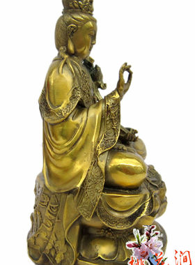 大势至菩萨铜像生肖马守护神