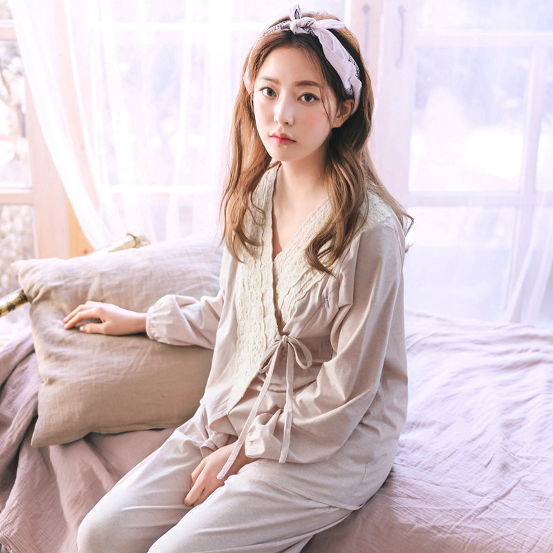 纯和服月子服春秋季产后棉质夏睡衣 sakurawolf家居服套装