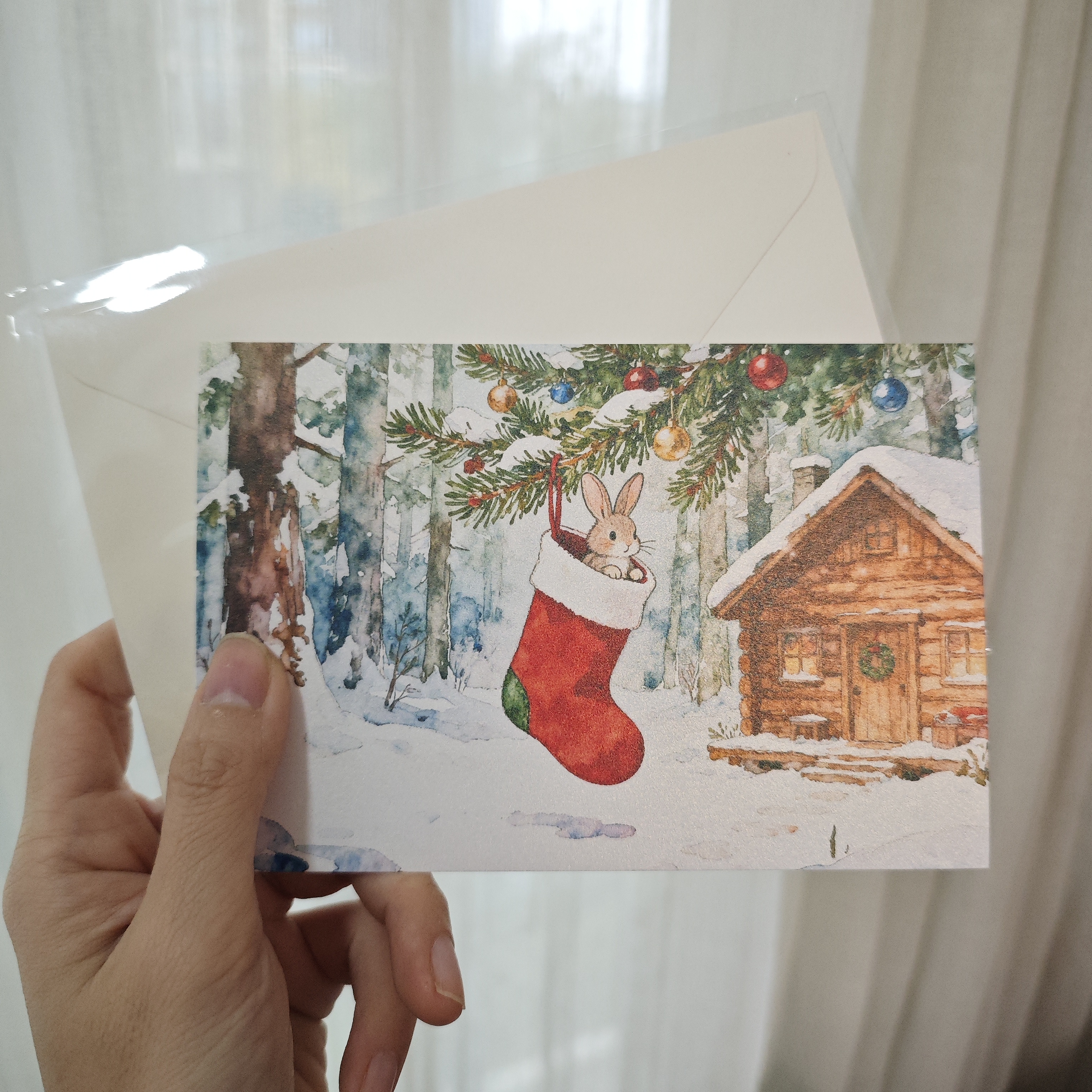 Bird Shop Elephant Paper Cut Birthday Card