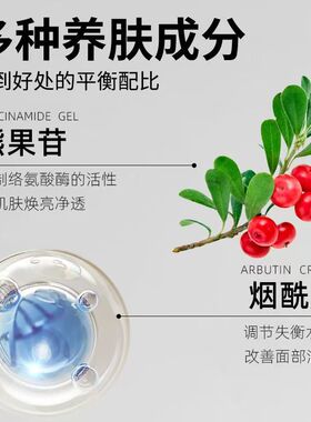 烟酰胺乳霜凝胶熊果乳膏提亮肤色淡化改善补水黑色素嫩肤均匀暗沉