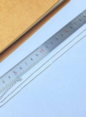 S925纯银调节延长链项链锁骨链条裸链O字链十字链diy手工饰品配件